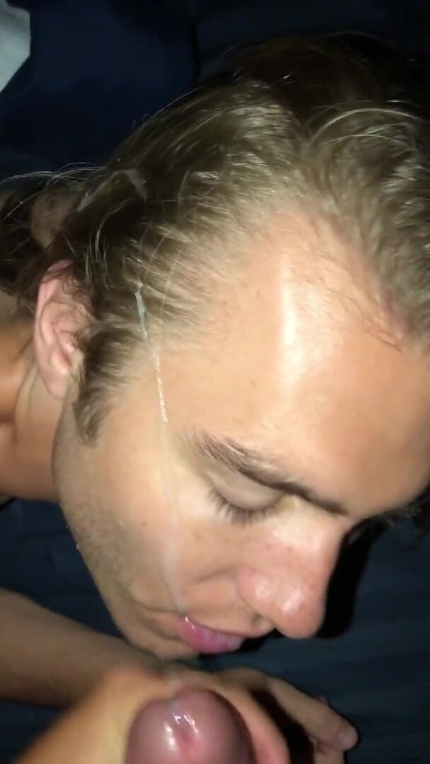 Those Gay Guys: Massive cumshot load on husband's face
