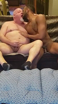 Bear and BBC Jerk off and Cum on Eachother!!