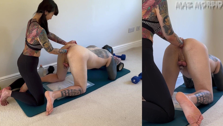 KinkyFemdomTV: Treino de fisting com a dominatrix Patricia