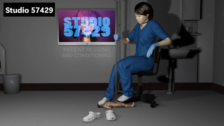 Studio 57429: Medical Giantess Tube Cock Milking Under Dirty Socks