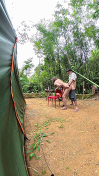 Strangers Having Sex at a Public Campsite.