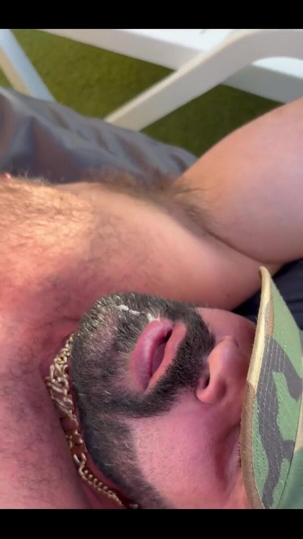 Massive daddy xxx: Slut Fucked on Rooftop by Big Stepdaddy