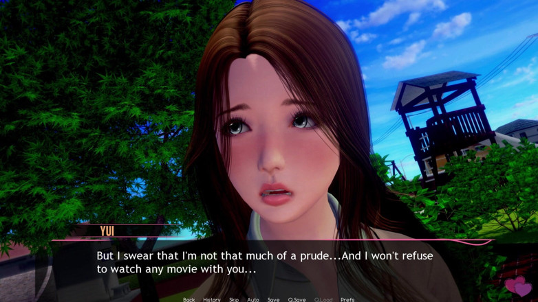 3D Cartoon Porn: 『つぶやき』27 - ユイがデート中に初めてアダムのチンコを感じる