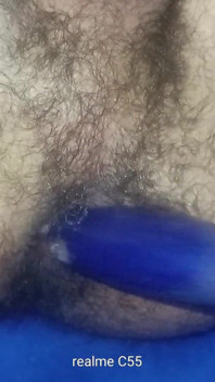 Fucking My Self with My Wife Hair Brush