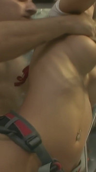 Sexy femdom, trojka, lesbické lízání kundičky a tvrdé anální šukání kompilace