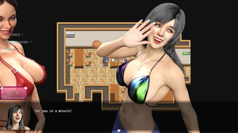 Dirty GamesXxX: LISA: Lesbian kiss in to the beach club ep.33