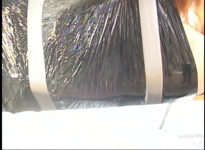 Family Role Playing: Blonde babe and older man get wrapped in foil and...