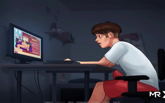 Mr Studio X: Summertime saga - người mẹ già thích sục con cu của...