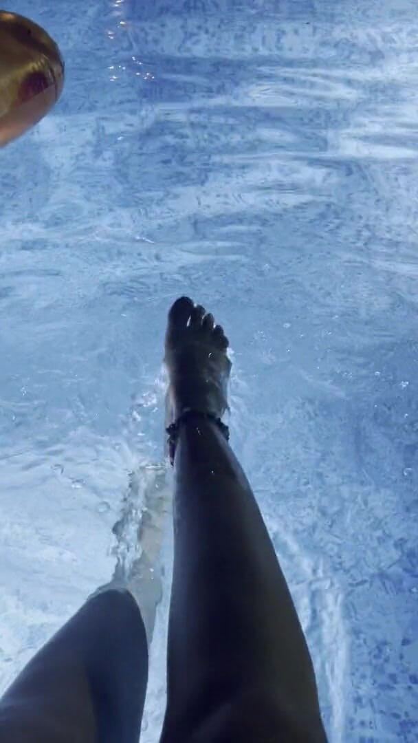 SassyTiff: Feet in the water