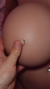 Sex Slave Gets Oiled up and Fucked - Tit Massage, Wet Dirty Sex