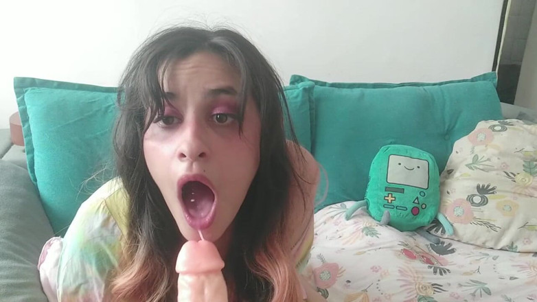 Ms Candy Bunny: Přátelské šukání do pusy - překvapení bj roleplay
