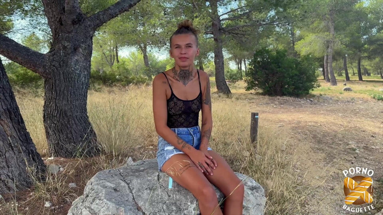 Porno Baguette: 흑인 대물 자지에게 따먹히는 거유 밀프