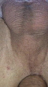 Milk Femboy Fucked His Asshole with His Stepdad's Hot Stone Cock and Cum!