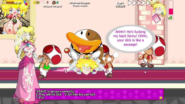 LewdArcade: Mario ontbreekt! - Super Mario-parodie porno spel [deel 03] Princess Peach gangbang door...