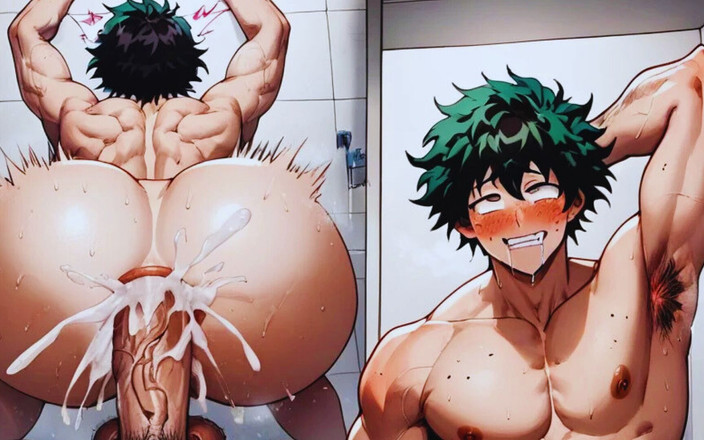 Real narrated fantasy: Hot Femboy Kacau Di Pantat Di Kamar Mandi Universitas! Seks...