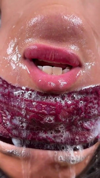 POV Closeup: Face Fuck Leaves Cute Asian Teen Breathless - White Cock Defeats Littlelewdluna in Throat Fuck Domination