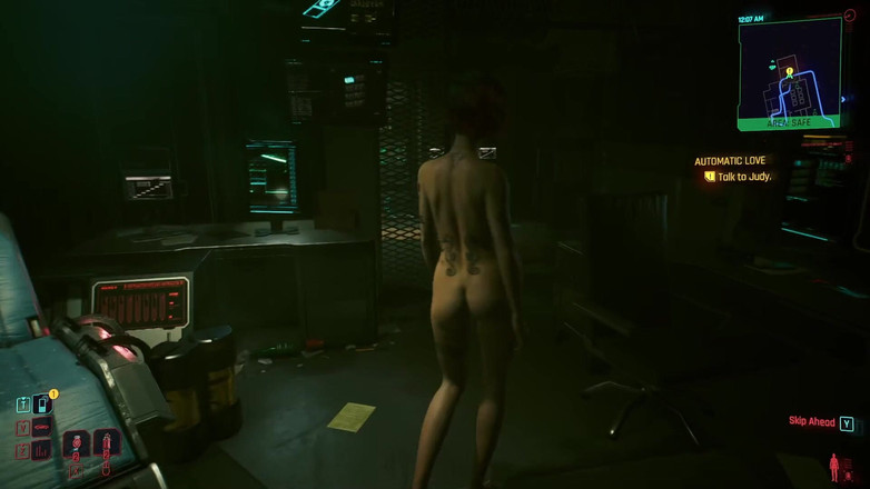 LewdArcade: Cyberpunk 2077 Venuše sexuální scéna porno hra