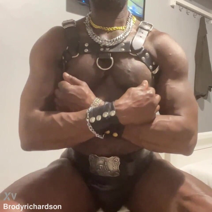 Brodyjayrichardson: Black Butt Prostate Massage Leather &amp; Latex Show