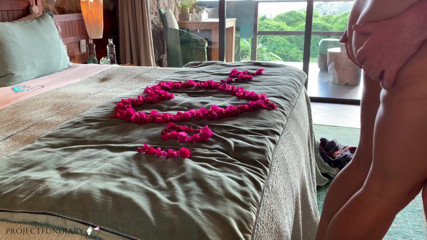 Projectsexdiary: Honeymoon bride fucked in paradise