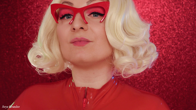 Arya Grander: Medical gloves fetish