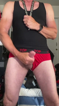Top Dilf Jockdad87 Shoots a Hot Load of Cum