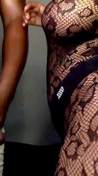 Hot Curvy Ebony Babe Sensual BBC Stroking