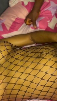 Awek eboni seksi dikongkek abang tiri dengan batang besar