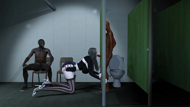 X Hentai: Zwei BBC-fans ficken schönheits-sängerin (teil 01) - 3d-hentai-animation v674