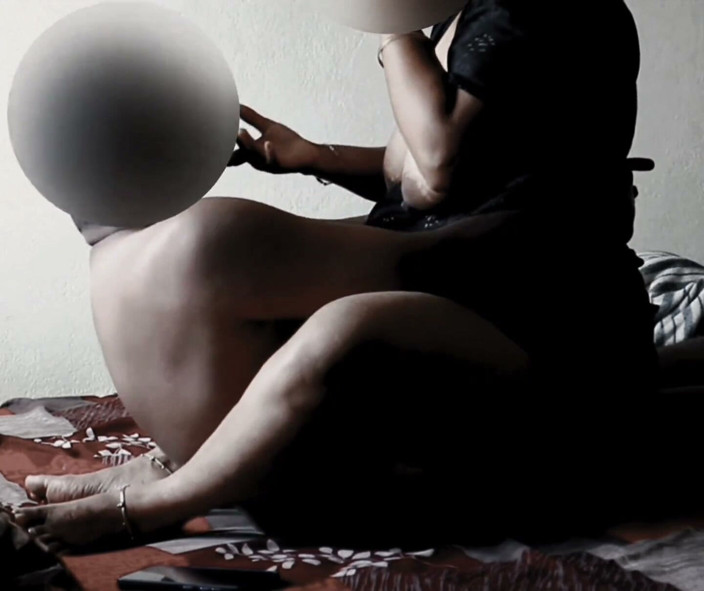 Black & white desicat: Big Tits Indian Housewife in Nighty Doggy Creampie Sex