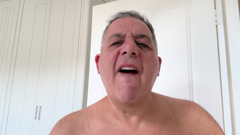 George Rex Solo: George Rex desnuda en la masturbación