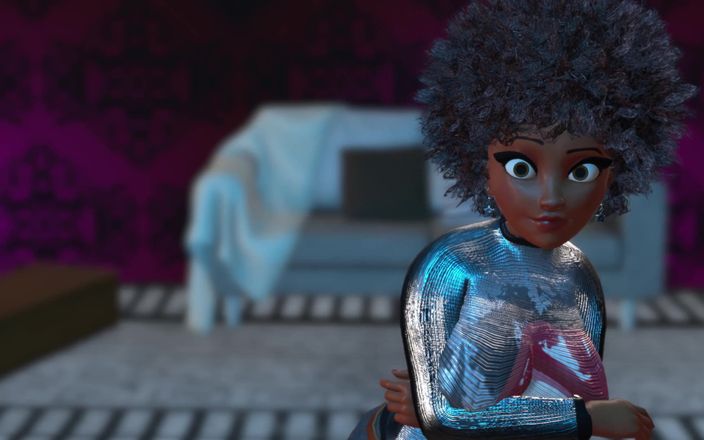 Back Alley Toonz: D24- Ebony's Big Ass BBC Sex Adventure