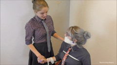 Restricting Ropes: Luna grey & violet Haze - unternehmensschlampen zahlen sich hD zurück