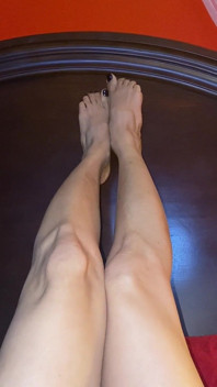Really Sexy Legs with Tiny Feet with Long Toes