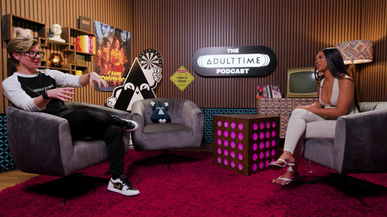 Adult Time Podcast: Ameena Green Původ striptérka, prdění videa a anime fanoušci | čas pro...