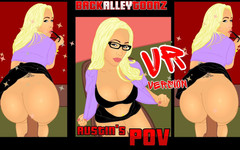 VR-Backalleytoonz: Austinpov-vr-4k PAWG je rozdrcena velkým černým pérem