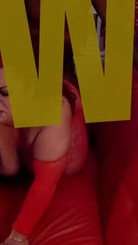 Whore Wife Spitroasted by Two Black Bulls