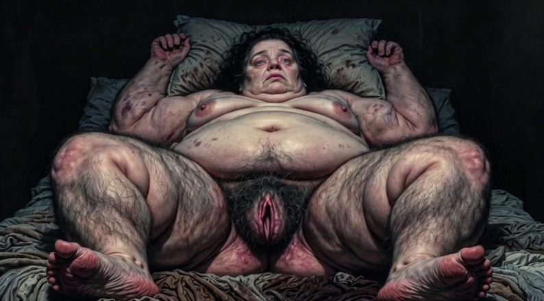 YOUR BEST FANTASY: Horny Fat BBW Hairy Pussy Solo Masturbation - Moaning Wet Bush...