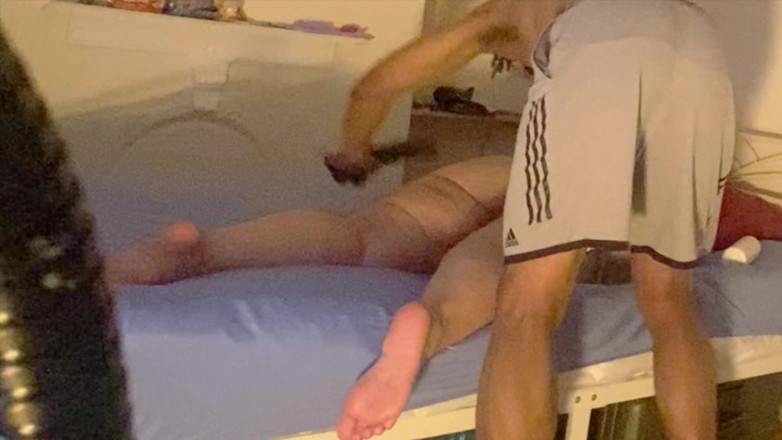 Daddykane: 핫한 기름진 마사지, 하드코어 흑인 자지를 사랑하는 할머니.