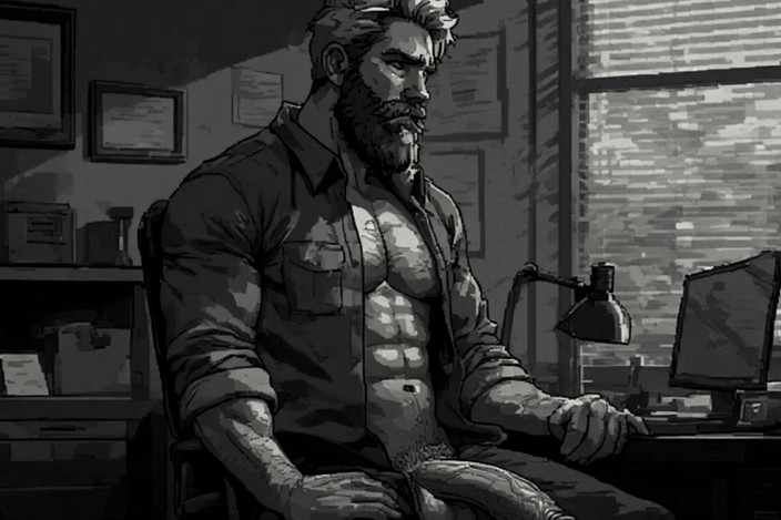 Erotic Man: Lelaki lurus merayu awak untuk menjilat lubangnya