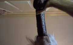 Jon Scarecrow nago Biorąc BBC Giant Dildo w dupę