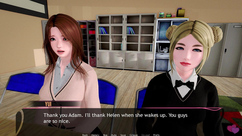 3D Cartoon Porn: Murmur 3 - Adam massageando os seios da professora Helen