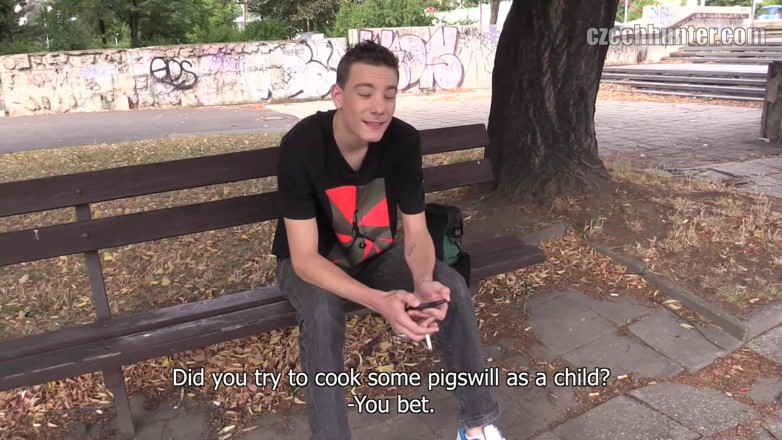 Czech Hunter: POV honění a sání ptáka za odměnu