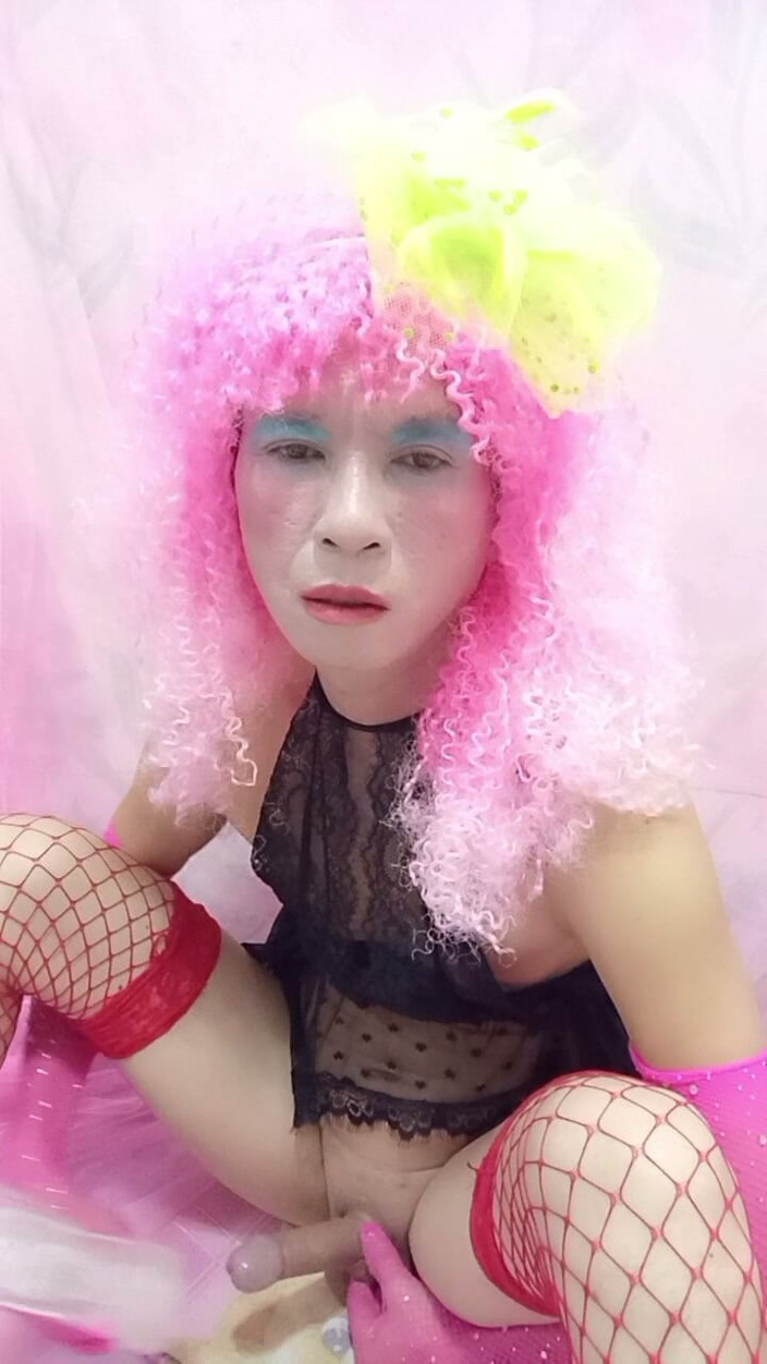 nguyen dang thien tri: Oanh Le Transgender Wearing Sexy Clothes Porn Cock