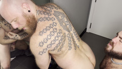 ScruffyStocky: Hårig björn Toppar Knullar Barback-valp Missionär Djup Halssmisking Gravid