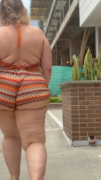 New Video Alert Ass Tease Walk in Tiny Bodysuit