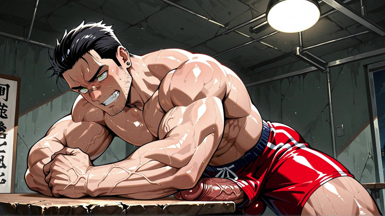 Erotic Man: Ai anime стиль великий член чоловіків