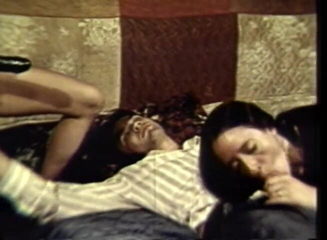 Vintage Usa: Vintage threesome hairy pussy licking fucking orgy