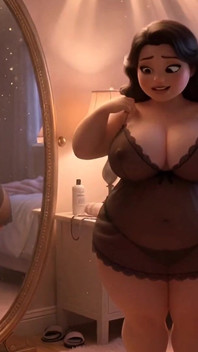 Od Chubby &  Ignorowany do Curvy Cock Tease - Her Slutty Transformation ep1