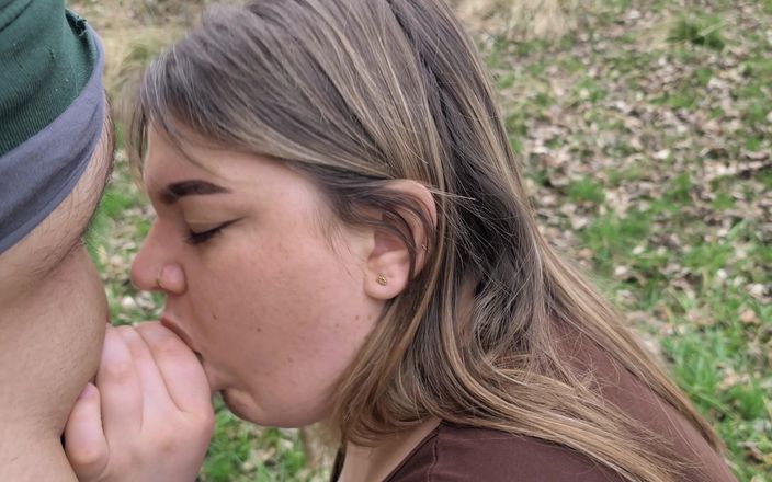 EvStPorno: Blowjob in the Forest, I Swallow All the Cum. Oral...