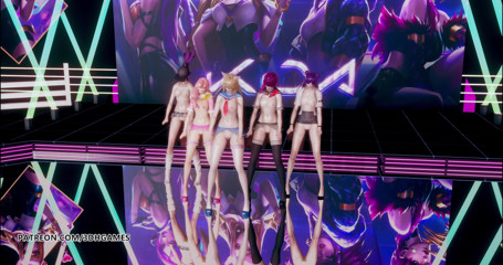 3D-Hentai Games: Hallo Venus -Wiebel wiebelen naakte dans Ahri Akali Kaisa Evelynn Seraphine